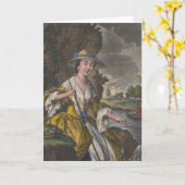 Allegorie van Augustus - Wenskaart Kaart (Gele Bloem)