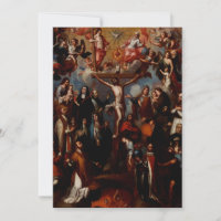 Allegorie van de Kruisiging met Jezuïeten Heiligen
