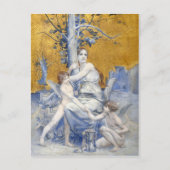 Allegorie van de tijd (1896) door Luc-Olivier Mers Feestdagenkaart (Voorkant)