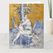 Allegorie van de tijd (1896) door Luc-Olivier Mers Kaart (Voorkant)