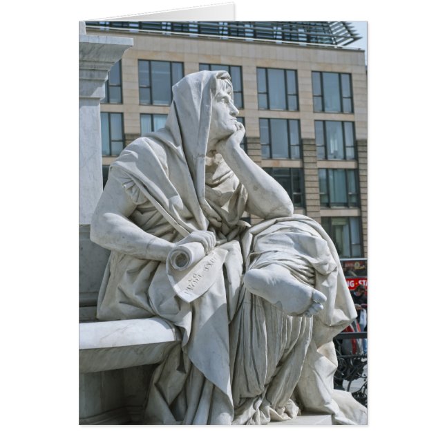 Allegorie van Filosofie van Schiller Monument in B (Voorkant)