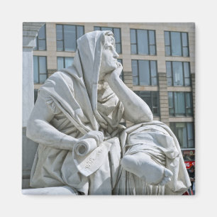 Allegorie van Filosofie van Schiller Monument in B Magneet