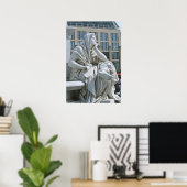 Allegorie van Filosofie van Schiller Monument in B Poster (Thuiskantoor)