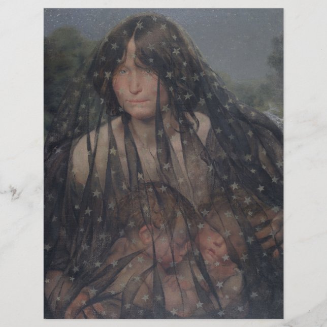 Allegorie van het Document van het Nachtscrapbook (Voorkant)