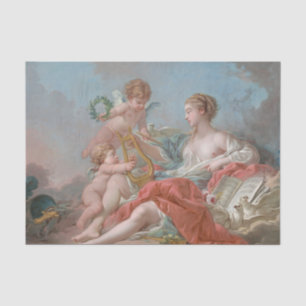 Allegorie van muziek door Francis Boucher Tissuepapier