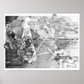 Allegorie van wraak en goddelijke gerechtigheid poster (Voorkant)