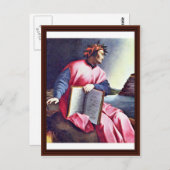 Allegorisch portret van Dante Briefkaart (Voorkant / Achterkant)
