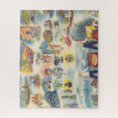 Allegorische kaart van Mexico City en Environs Legpuzzel (Verticaal)