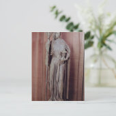 Allegorische kerkfiguur die een krijgsraad vasthou briefkaart (Staand voorkant)