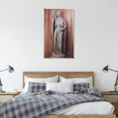 Allegorische kerkfiguur die een krijgsraad vasthou canvas afdruk (Insitu (Slaapkamer))