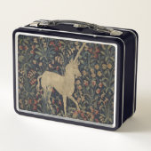 Allegorische "Millefleurs" Bosbouw met dieren (Achterkant)