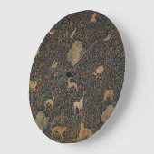 Allegorische millefleurs Bosbouw met dieren Grote Klok (Hoek)