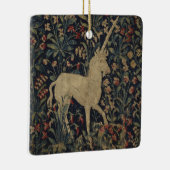 Allegorische "Millefleurs" Bosbouw met dieren Keramisch Ornament (Rechts)