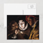 Allegory met Boy Lighting Candle van El Greco Briefkaart (Voorkant / Achterkant)