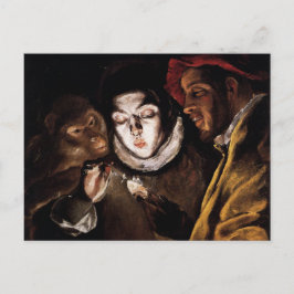Allegory met Boy Lighting Candle van El Greco Briefkaart