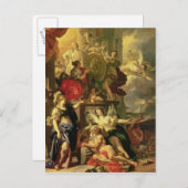 Allegory of a Reign, 1690 Briefkaart (Voorkant / Achterkant)