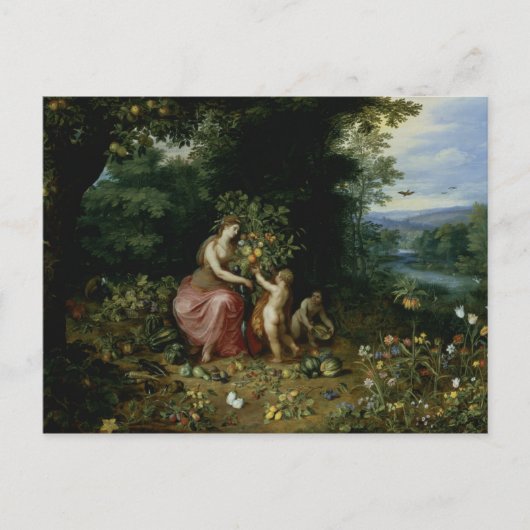 Allegory of Abundance Briefkaart (Voorkant)