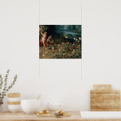 Allegory of Abundance, detail Poster (Keuken)