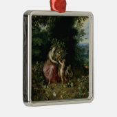 Allegory of Abundance Metalen Ornament (Rechts)