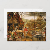 Allegory of Autumn Briefkaart (Voorkant / Achterkant)