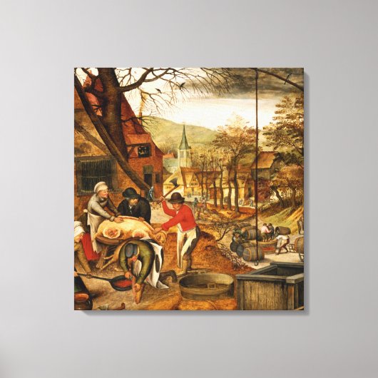 Allegory of Autumn Canvas Afdruk (Voorkant)