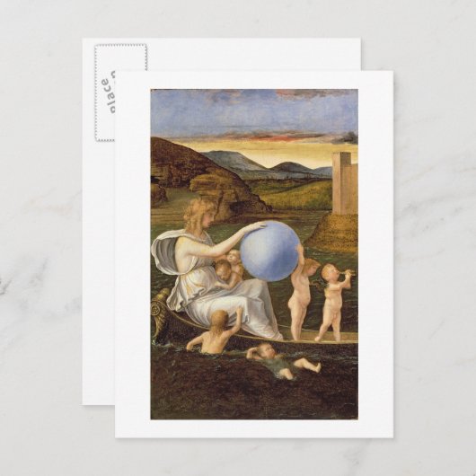 Allegory of Changing Fortune, of Melancholy (olie  Briefkaart (Voorkant / Achterkant)