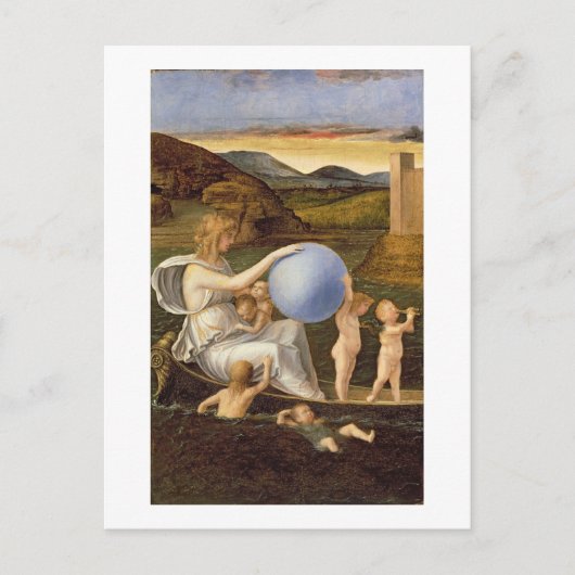 Allegory of Changing Fortune, of Melancholy (olie  Briefkaart (Voorkant)