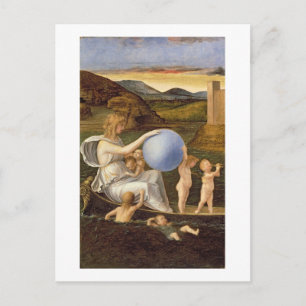 Allegory of Changing Fortune, of Melancholy (olie  Briefkaart