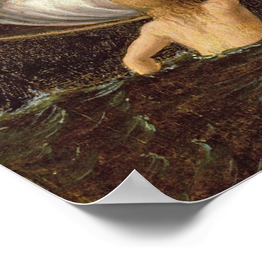 Allegory of Changing Fortune, of Melancholy (olie  Poster (Hoek)