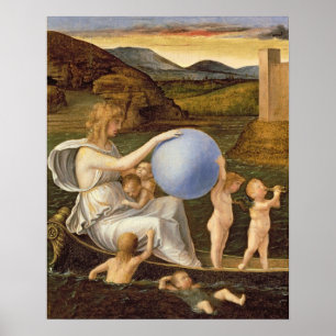 Allegory of Changing Fortune, of Melancholy (olie  Poster