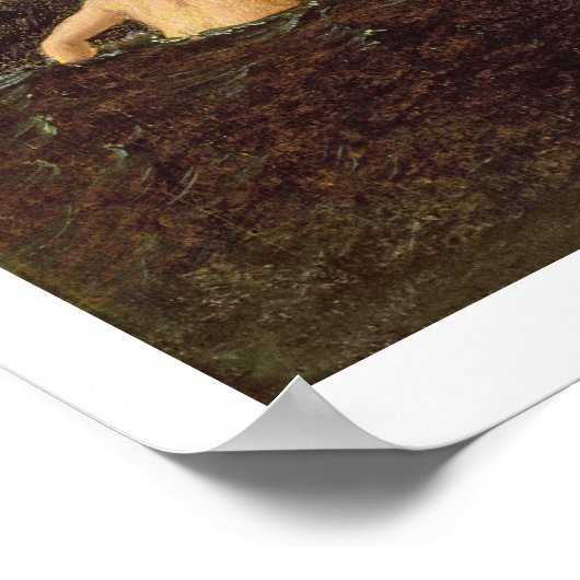 Allegory of Changing Fortune, of Melancholy (olie  Poster (Hoek)