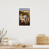 Allegory of Changing Fortune, of Melancholy (olie Poster (Keuken)