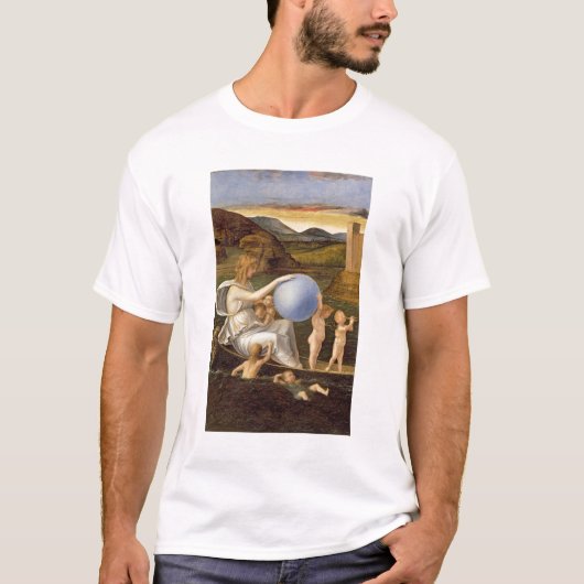 Allegory of Changing Fortune, of Melancholy (olie  T-shirt (Voorkant)