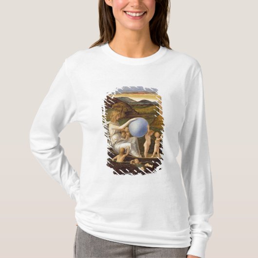 Allegory of Changing Fortune, of Melancholy (olie T-shirt (Voorkant)