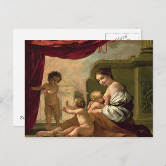 Allegory of Charity Briefkaart (Voorkant / Achterkant)