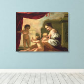 Allegory of Charity Canvas Afdruk (Insitu (Houten vloer))