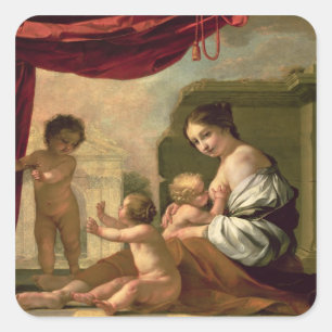 Allegory of Charity Vierkante Sticker