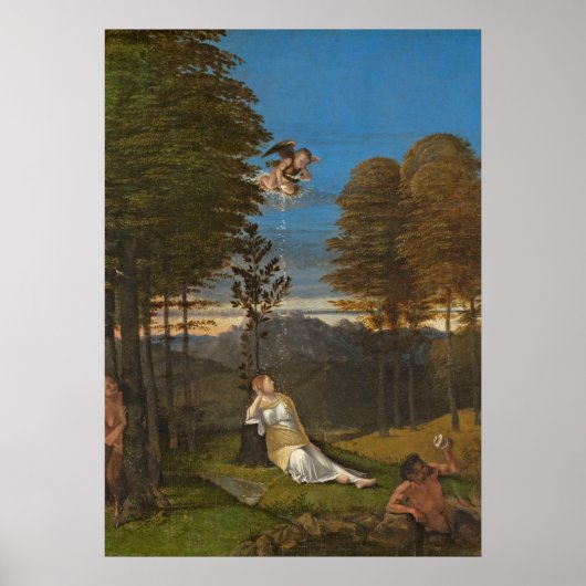 Allegory of Chastity, c. 1505 (olie op het paneel) Poster (Voorkant)