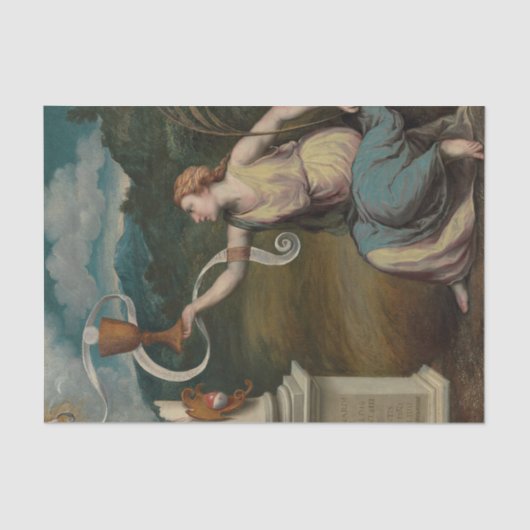 Allegory of Faith van Paris Bordone Tissuepapier (Voorkant)