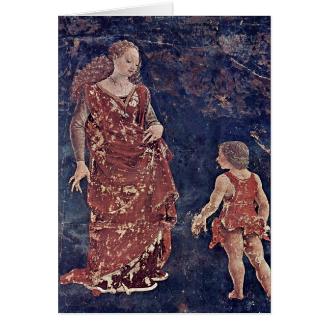 Allegory of Fertility van Francesco Del Cossa (Voorkant)