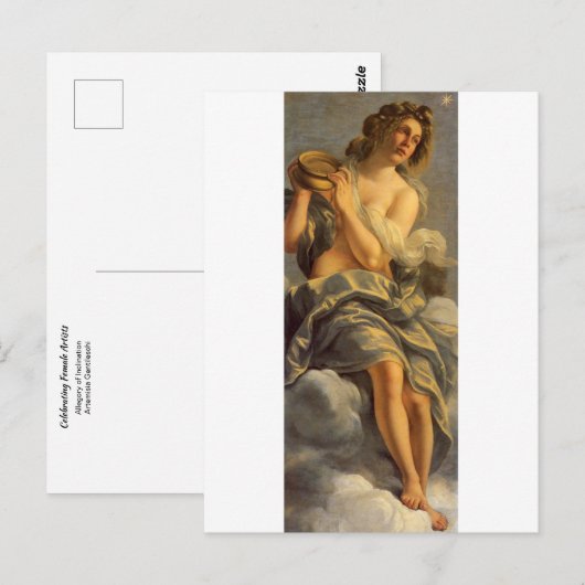 Allegory of Inclination door Artemisia Gentileschi Briefkaart (Voorkant / Achterkant)