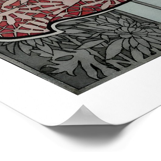 Allegory of March door Gaspar Camps Poster (Hoek)