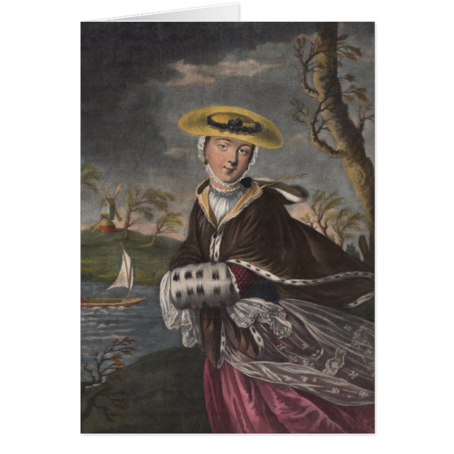 Allegory of March - Mooie vrouw (Voorkant)