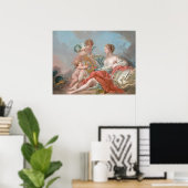 Allegory of Music - François Boucher Fine Art Poster (Thuiskantoor)