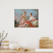 Allegory of Music - François Boucher Fine Art Poster (Keuken)