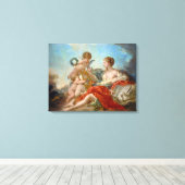 Allegory of Music van François Boucher Canvas Afdruk (Insitu (Houten vloer))
