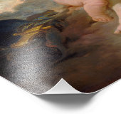 Allegory of Music van François Boucher Foto Afdruk (Hoek)