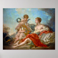 Allegory of Music van François Boucher