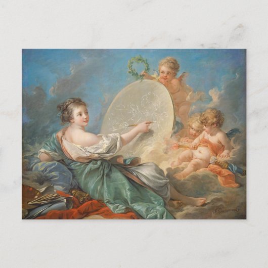 Allegory of Painting, 1765 (olie op doek) Briefkaart (Voorkant)