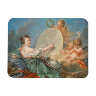 Allegory of Painting, 1765 (olie op doek) Magneet